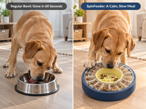 SpinFeeder™ Adjustable Slow Feeder Bowl